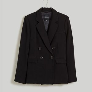 Madewell rosedale blazer in crepe